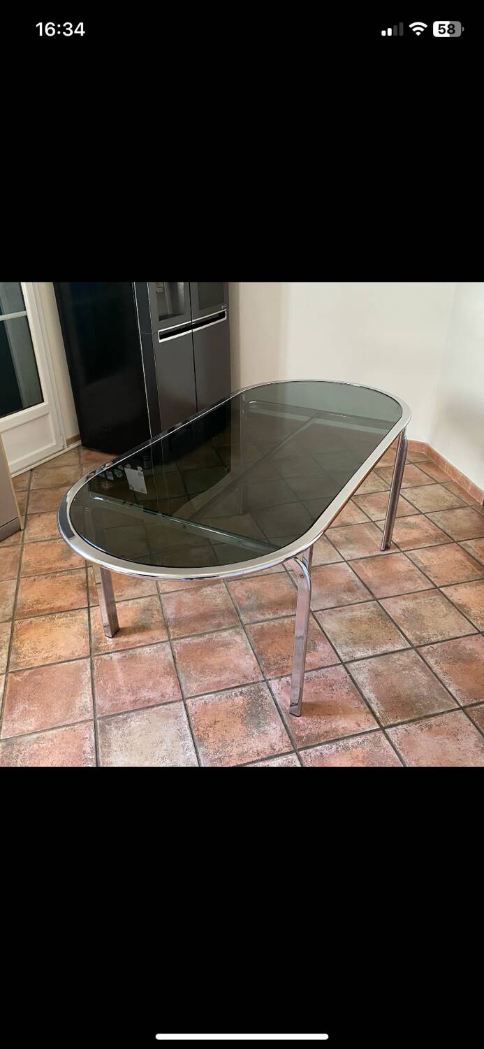 Gastone Rinaldi table. 1970. Italy. 188x88.