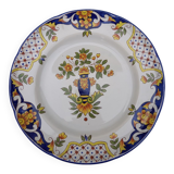 Old Rouen plate signed St Clement