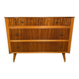 Mid Century Retro Teak Chest of Drawers by Austinsuite Circa 1960  A stunni