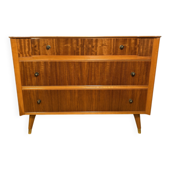 Mid Century Retro Teak Chest of Drawers by Austinsuite Circa 1960  A stunni