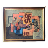 Peinture à l'huile abstraite colorée
