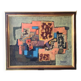 Colorful Abstract Oil Painting