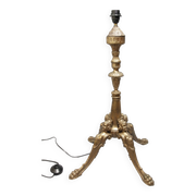 Pied de lampe avec abat-jour pagode