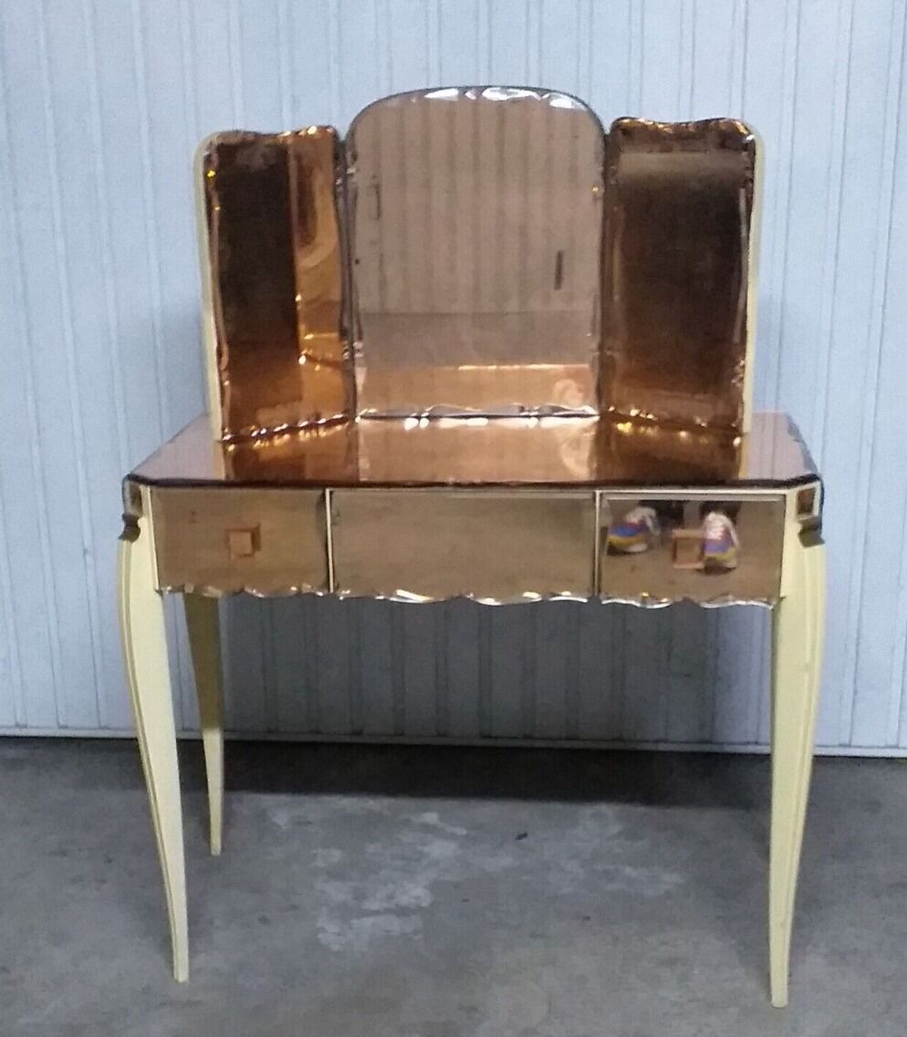 Dressing table desk mirror art deco 1940