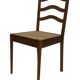 Vintage Teak Chair with Webbing - 1970s Design
