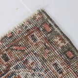 Green Beige Medallion vintage turkish Rug, hand made vintage carpet