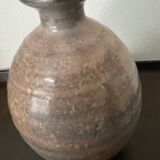 Sake bottle, its two cups and its original signed box