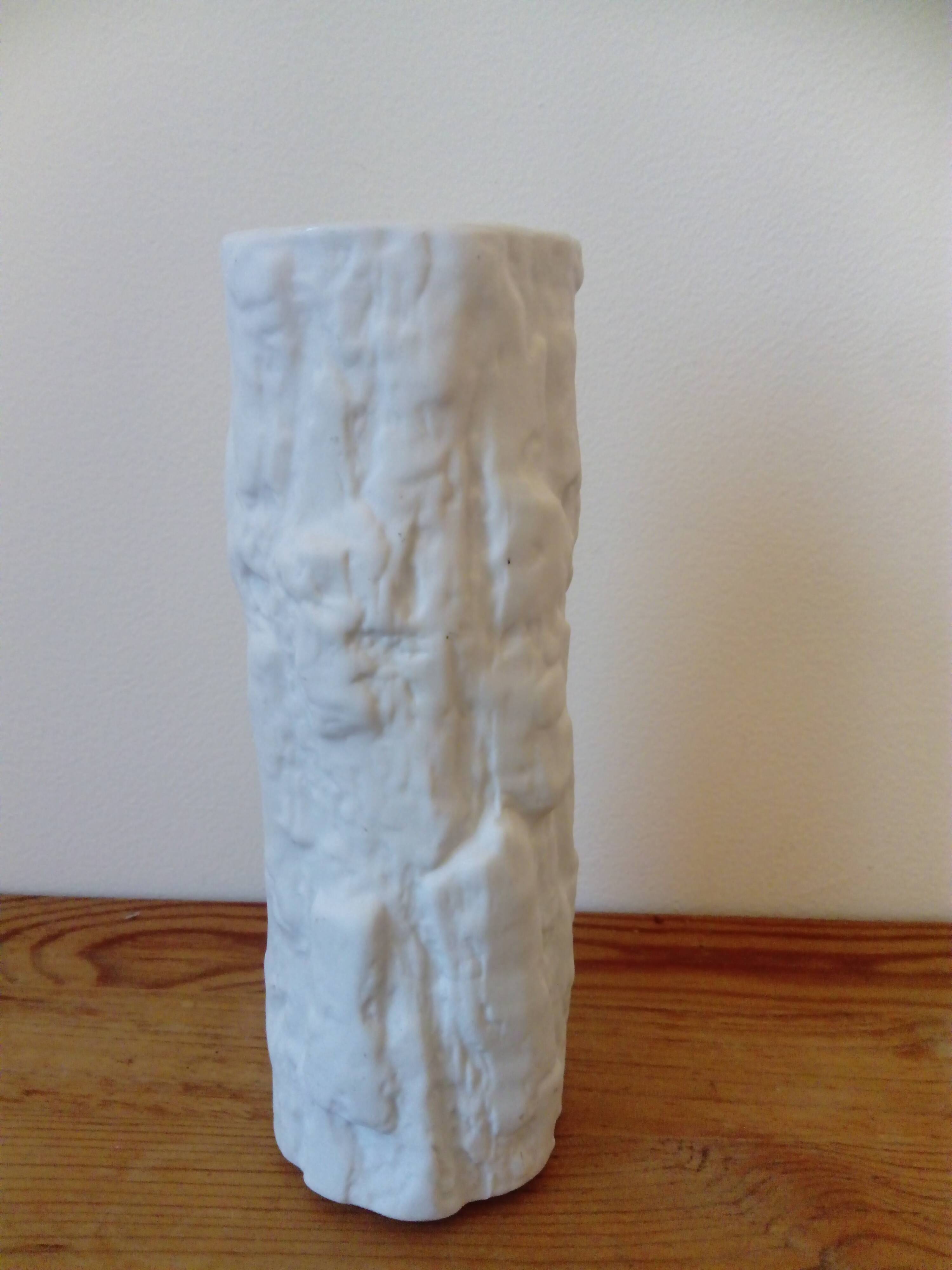 Bareuther Germany Bisque Porcelain Vase