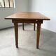 Extendable farmhouse table in oak