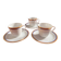 Bavarian porcelain coffee or tea trio service