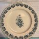 Luneville ironstone dessert plates Violettes model