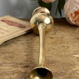 Soliflore, brass vase