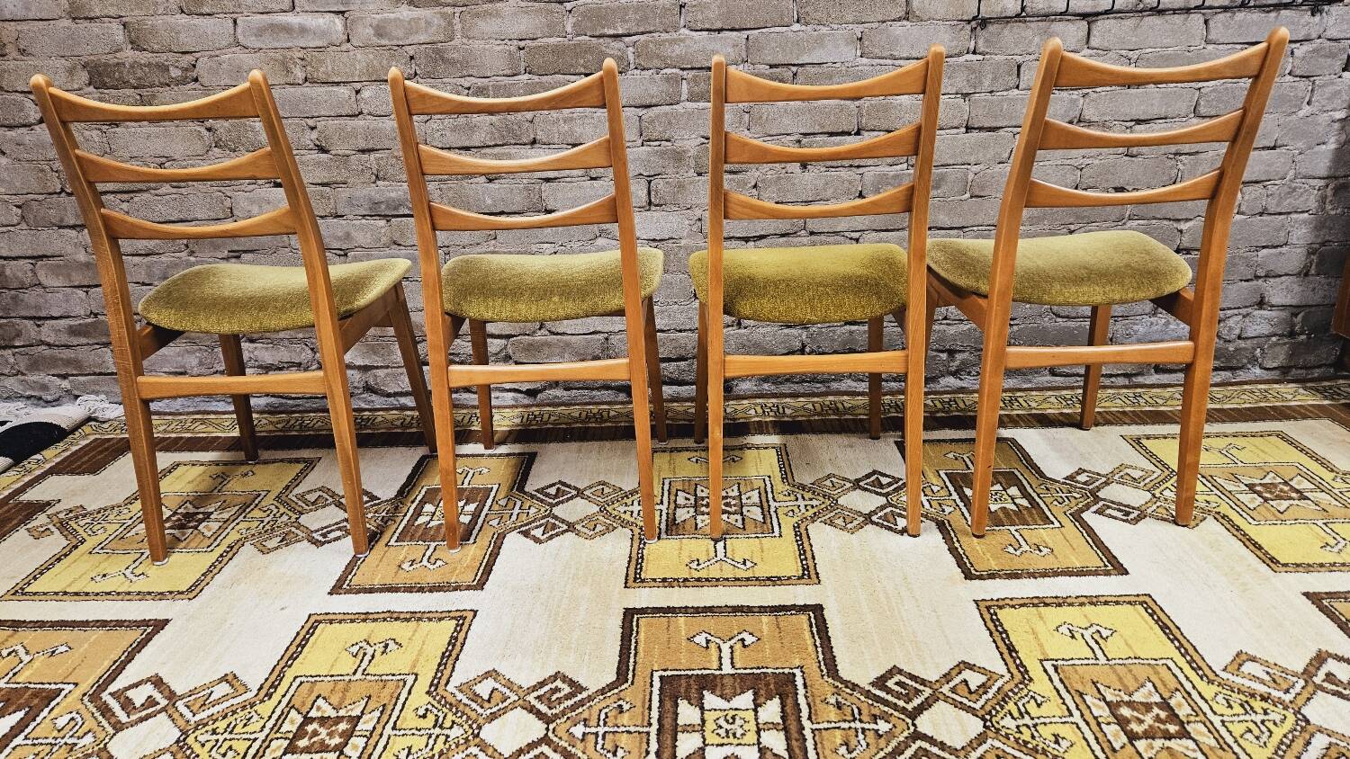 Set de 4 chaises scandinaves par Bähre Mignon Möbel 1960