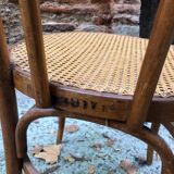 Armchair in bentwood and caning