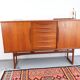 Teak high sideboard in vintage style from the 60s-70s, Vamo style, 60s-70s.