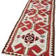 Turkish Handwoven Vintage Herki Kilim 96 cm x 332 cm