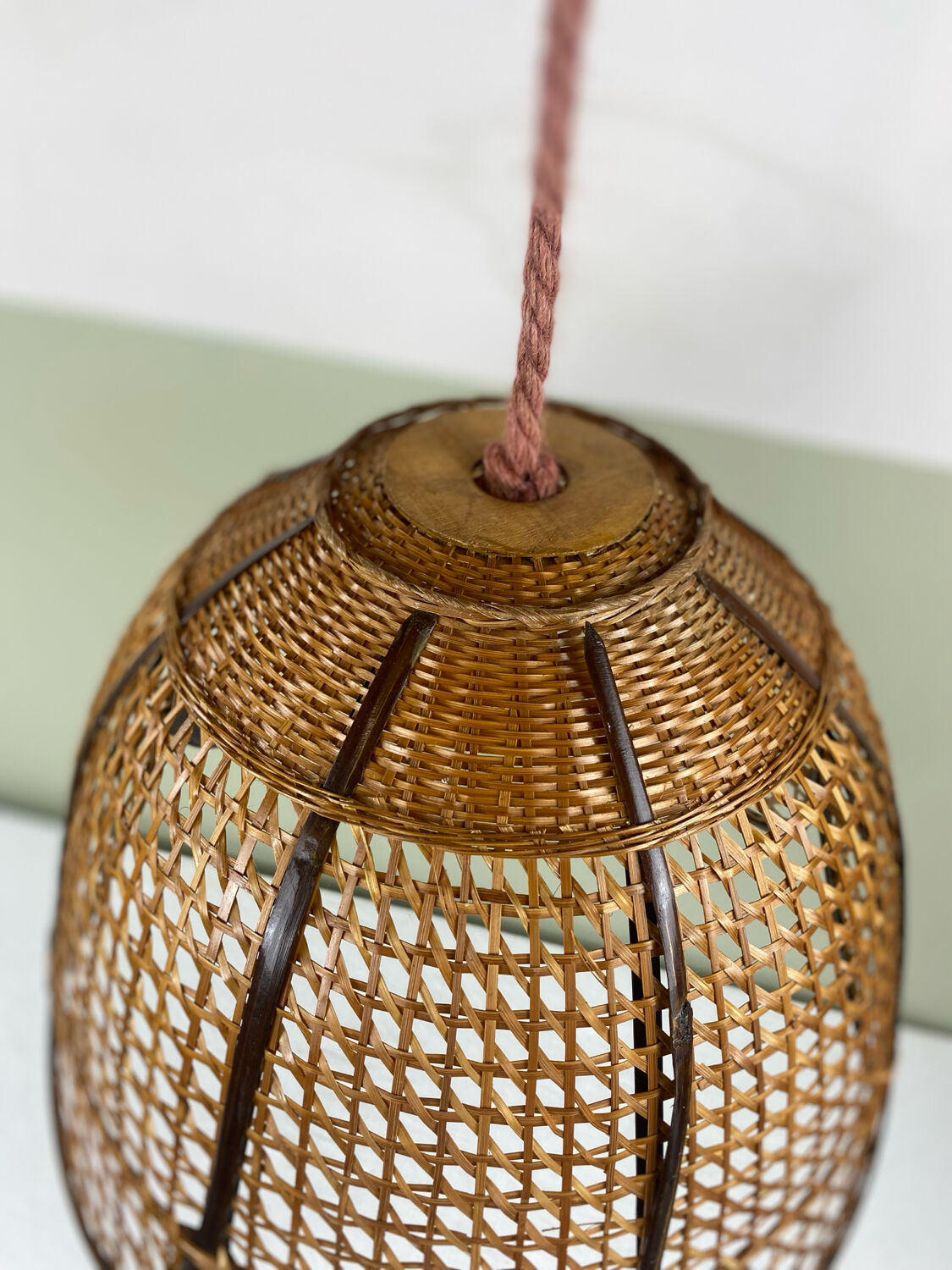 Suspension osier vintage