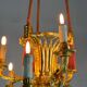Louis XVI Style Basket Chandelier in Gilt Bronze Circa 1880