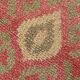 Taupe & Dusty Pink Vintage Carpet For Hallway, 83x308 Cm