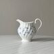 White porcelain creamer with small blue flowers – Milk jug