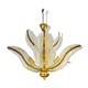 Palm model glass chandelier, Italy 1980 Venini
