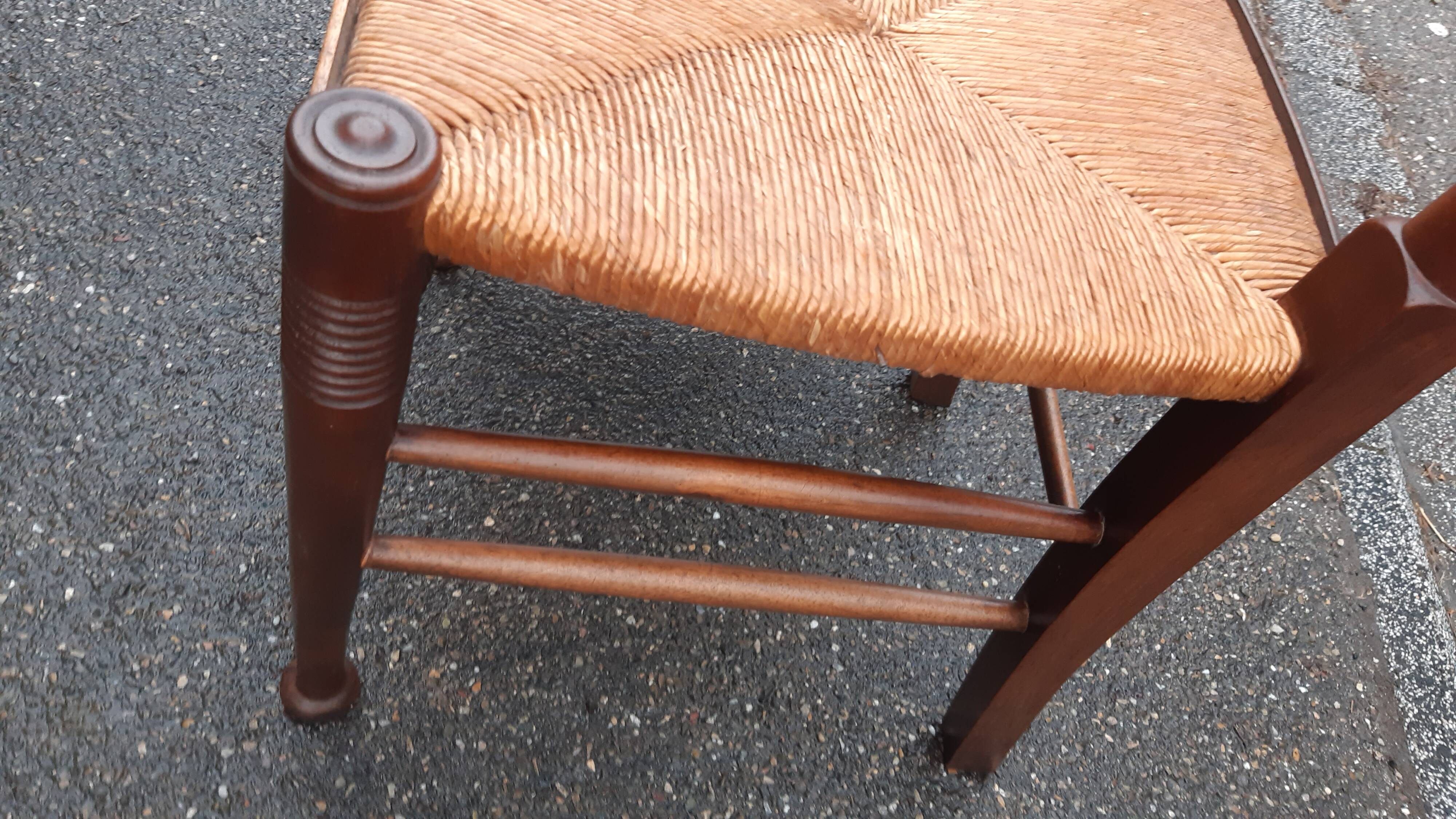 6 chaises Arts & Crafts par William Birch & E.G. Punnett