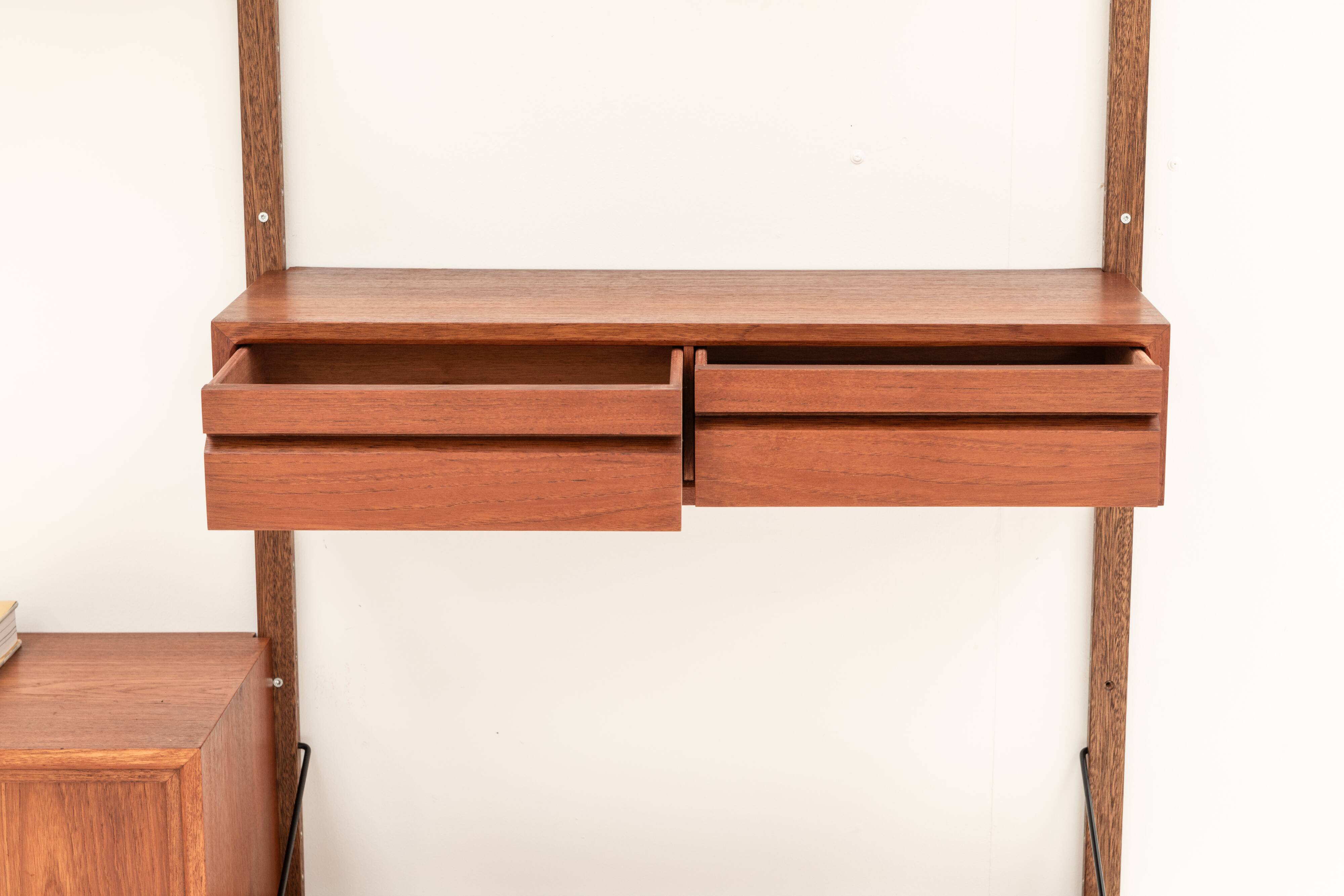 3-column wall unit by Poul Cadovius