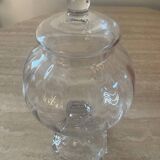 Vintage blown glass candy box