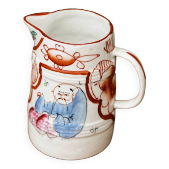 Milk jug, Chinese decor, Bayeux porcelain