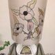 Bedside lamp in sandstone accolay