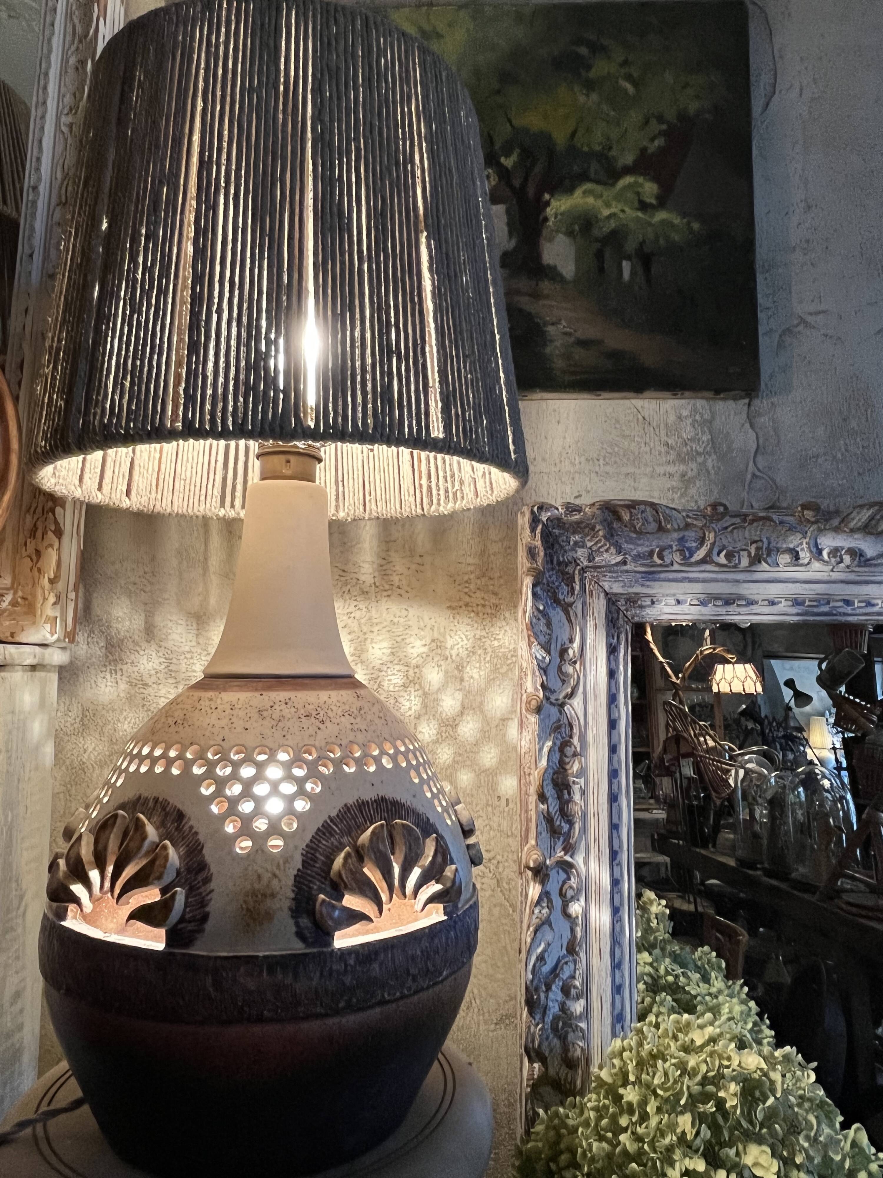 Scandinavian ceramic lamp