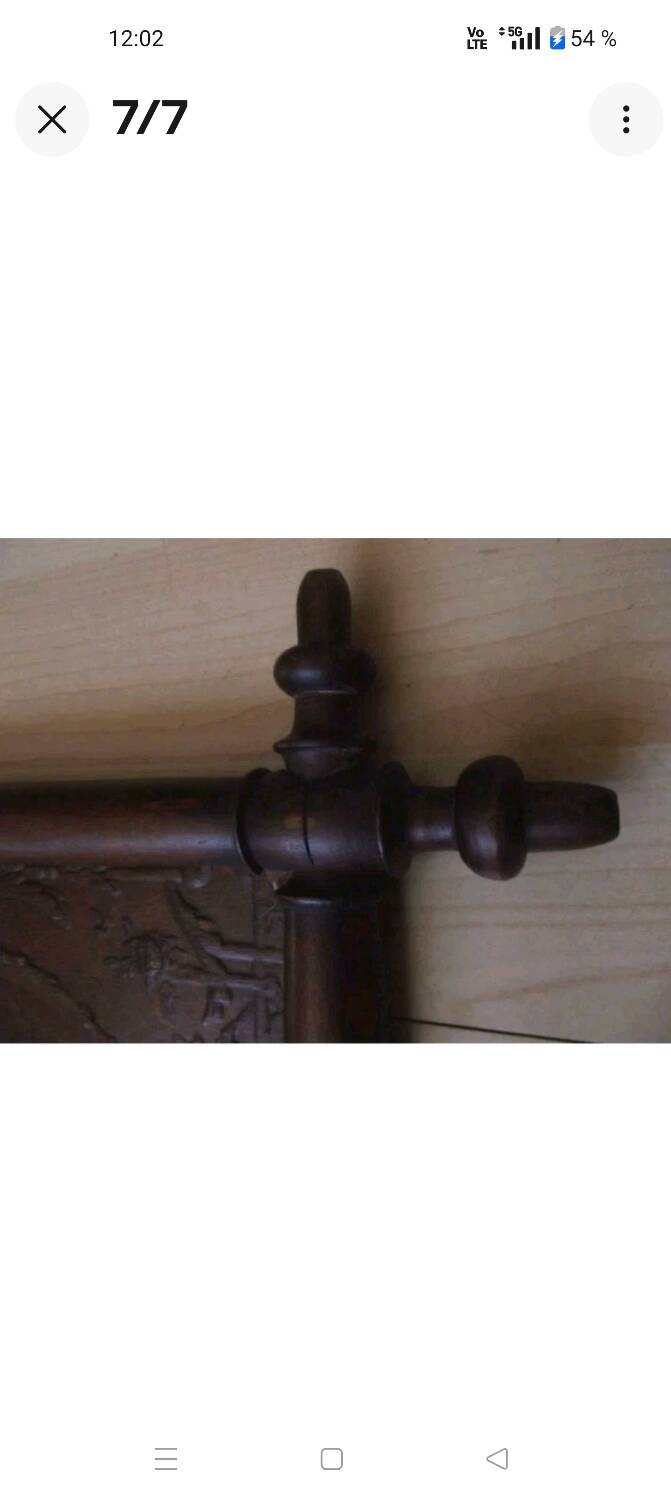 Miroir mural biseauté double face Ancien