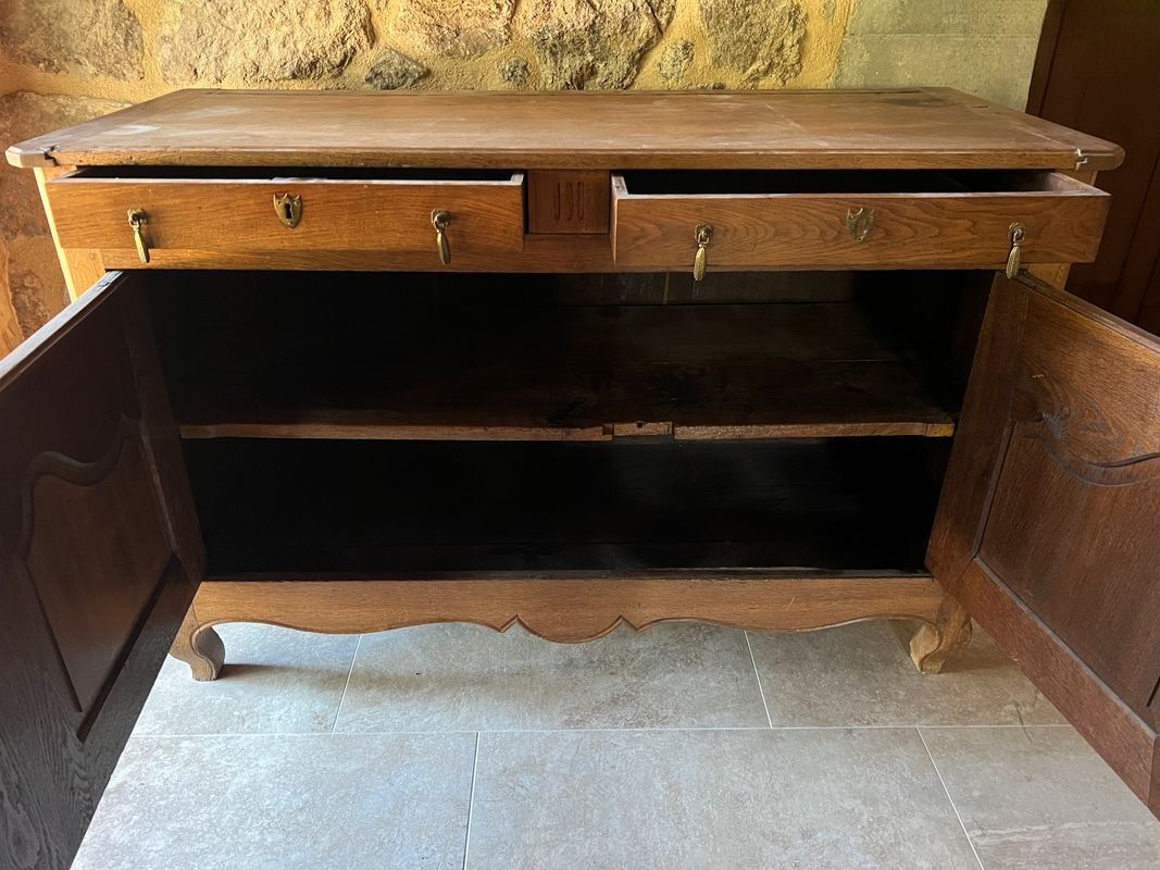 Old oak sideboard