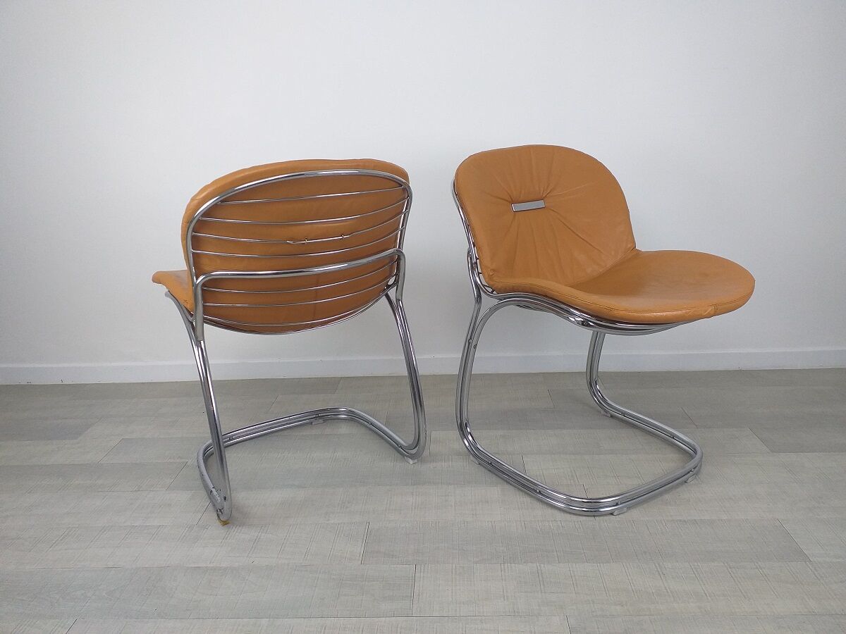 Chairs Sabrina design Gastone Rinaldi 70s Space Age