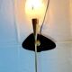 Maison Arlus Pair of brass and black wall sconces, France Mid-Century