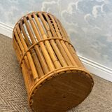 Bamboo umbrella stand attributed to Franco Albini for Bonacina, Italy, 1950s.