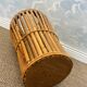 Bamboo umbrella stand attributed to Franco Albini, Italy, 1950s.