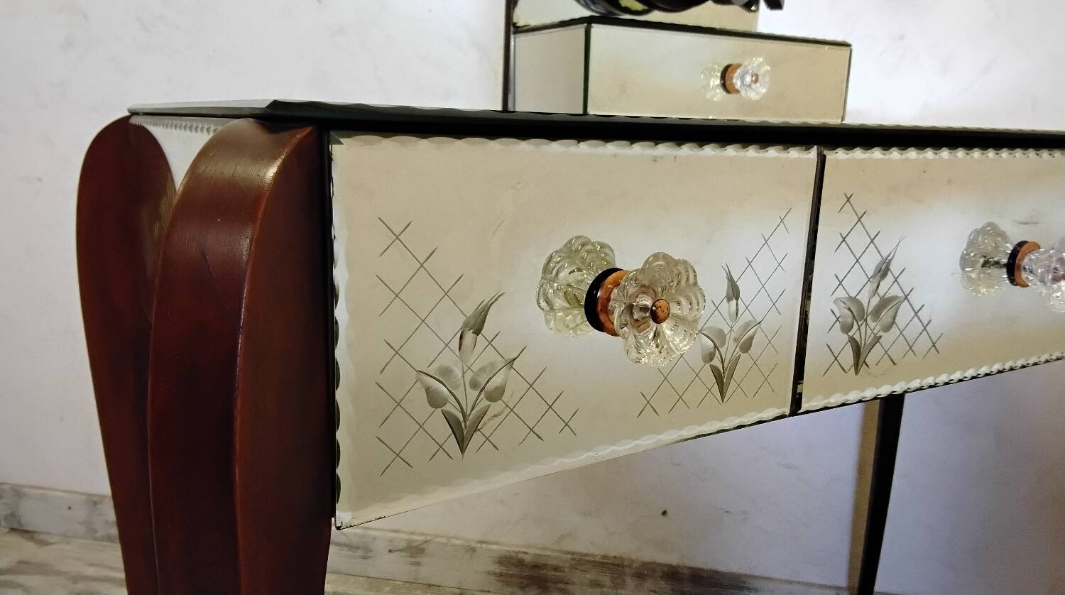 Antique Art Deco Venetian-style dresser