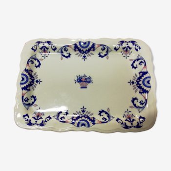 rectangular dish with cake decoration Rouen- brand Longchamp