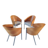 4 chaises King Costes vintage de Philippe Starck pour Aleph