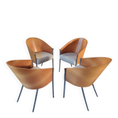 4 vintage King Costes chairs by Philippe Starck for Aleph