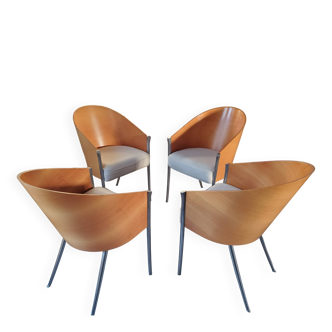 4 vintage King Costes chairs by Philippe Starck for Aleph