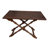 Folding oak table (winegrower's or sorting table)