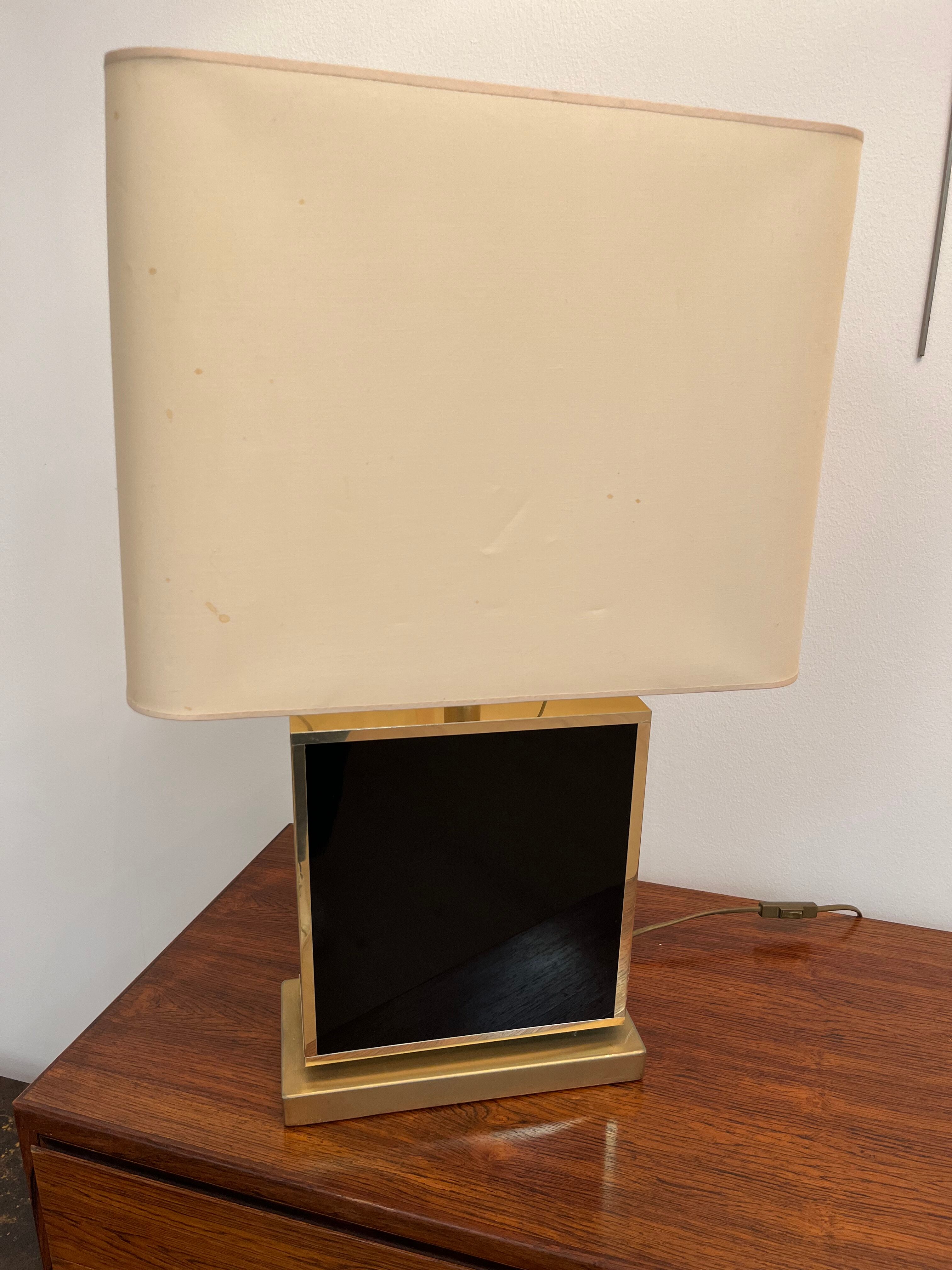 Design lamp 70s brass
