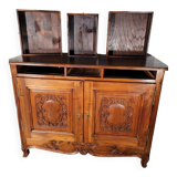 Art deco sideboard in solid walnut