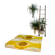 Paire de beaux tapis hollandais Space age / 130x70