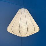 Modern mid-century Cocoon pendant lamp by Friedel Wauer for Goldkant Leuchten, Germany, 1960s.