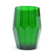 Art Deco vase, crystal, designed by J. Hoffmann, Bohemia, Czechoslovakia, 1930s