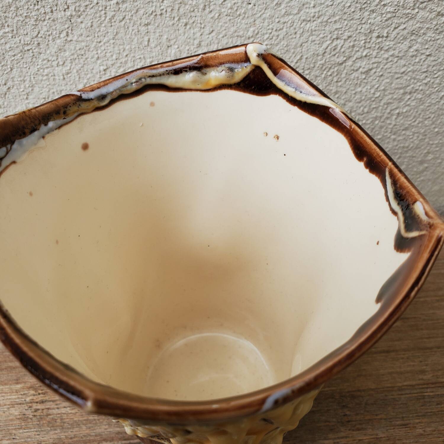 Fat Lava vintage ceramic vase
