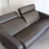 Steiner Faubourg model sofa and 2 poufs